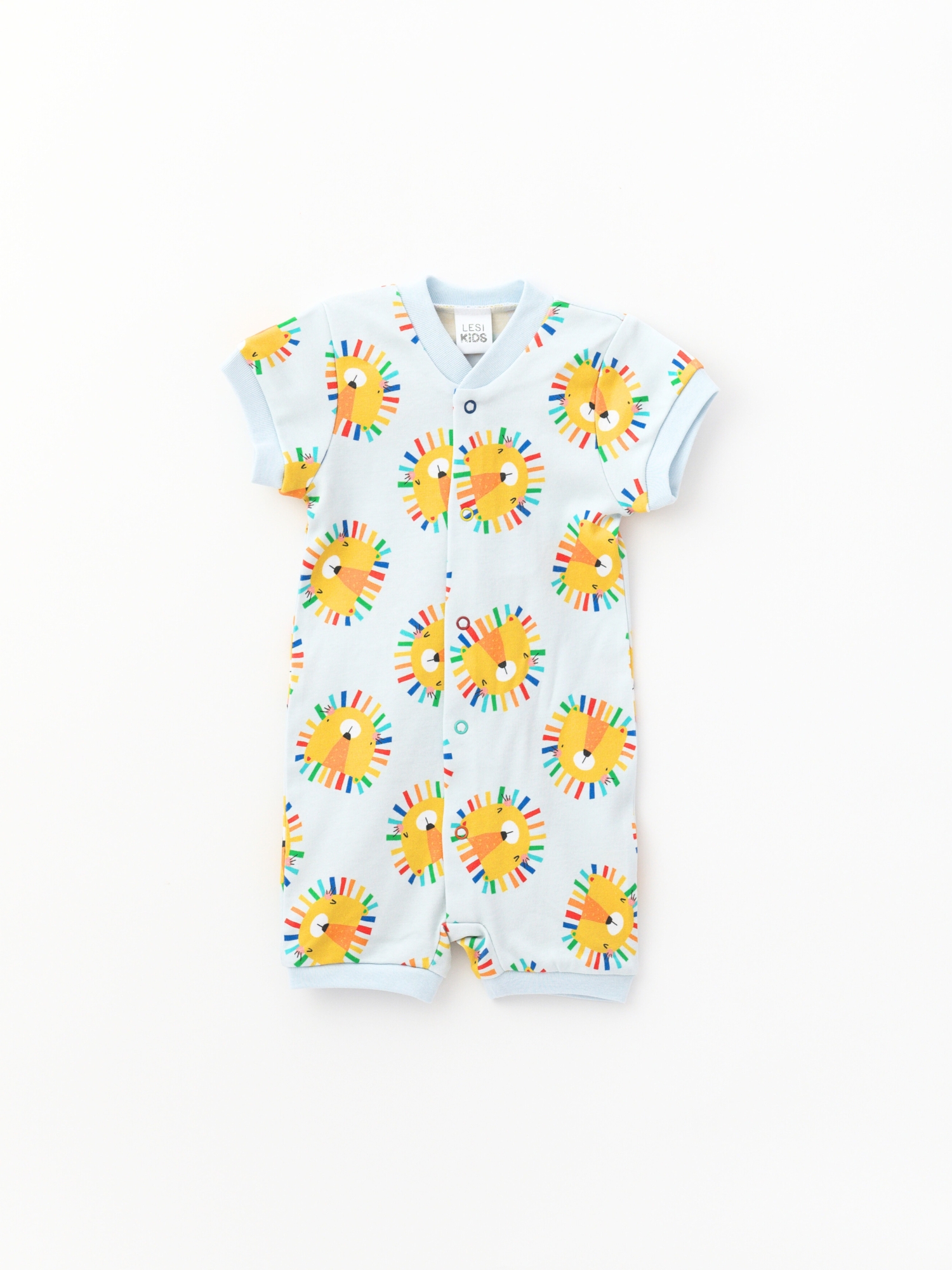 Песочник из хлопкового трикотажа (80/24, Голубой)