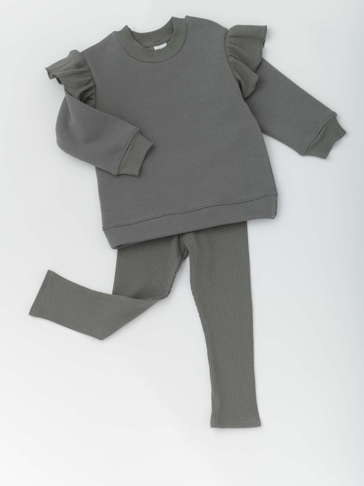 Костюм для девочки (104/30, серый)