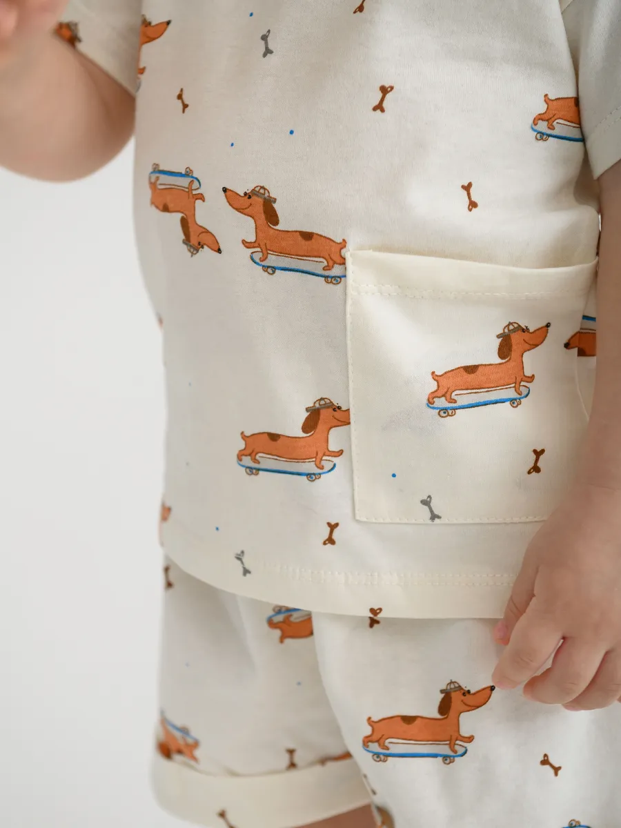 Костюм для мальчика (86/26, бежевый)