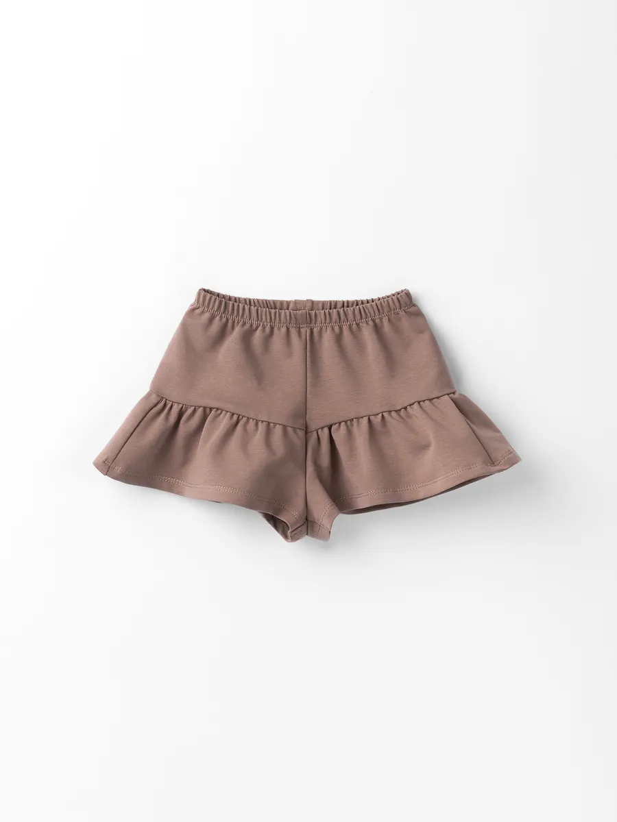 Шорты юбка  (104/30, мокко)