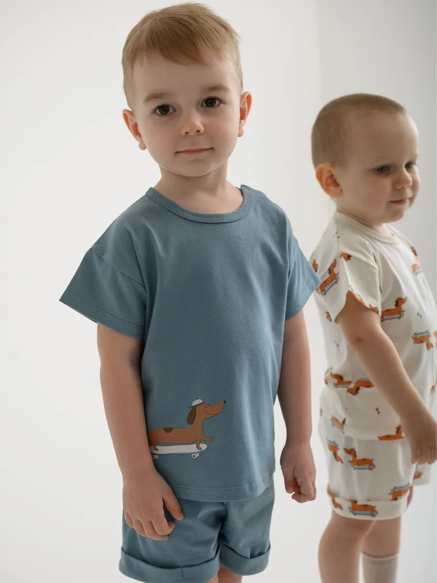 Костюм для мальчика (80/24, синий)