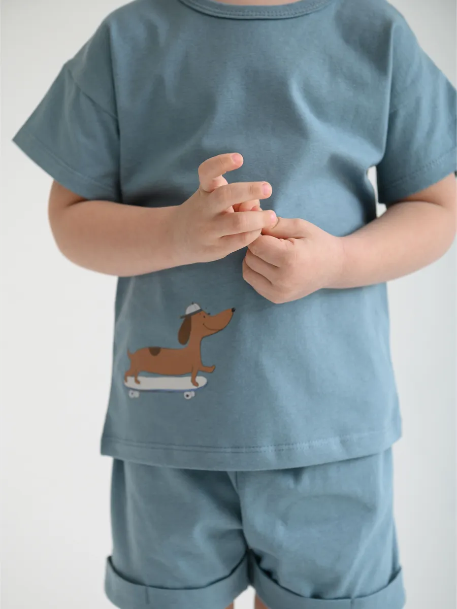 Костюм для мальчика (80/24, синий)