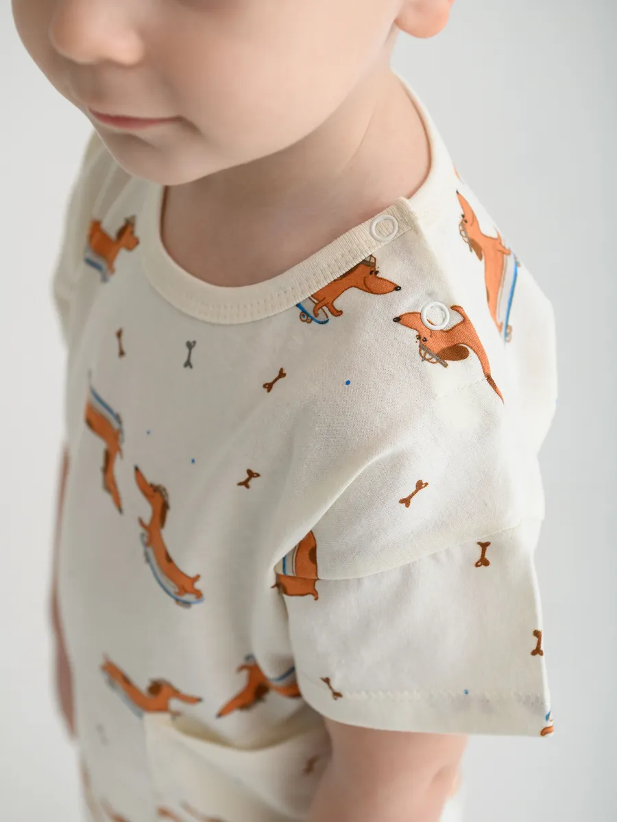 Костюм для мальчика (86/26, бежевый)