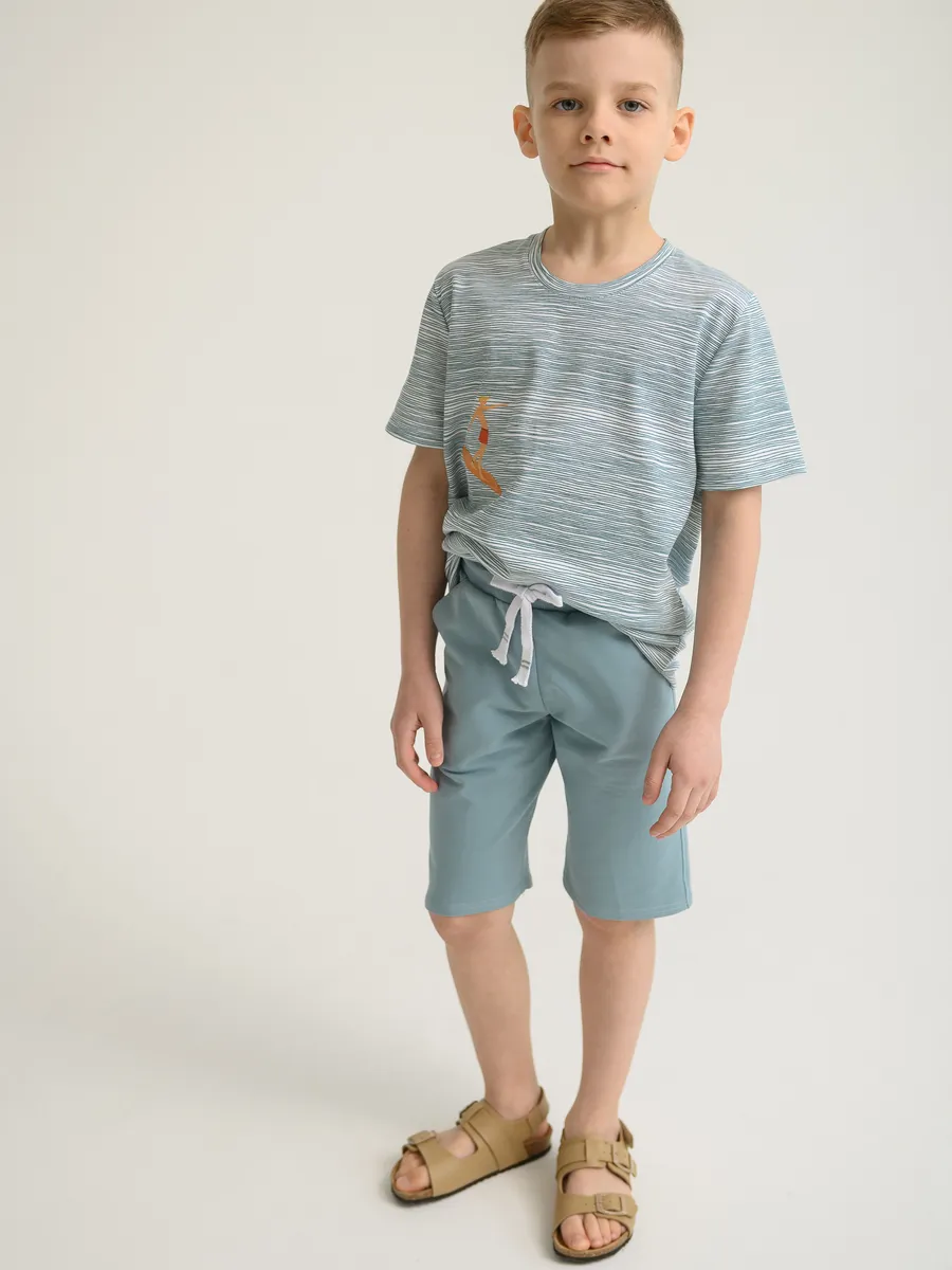 Шорты для мальчика (128/34, Голубой)