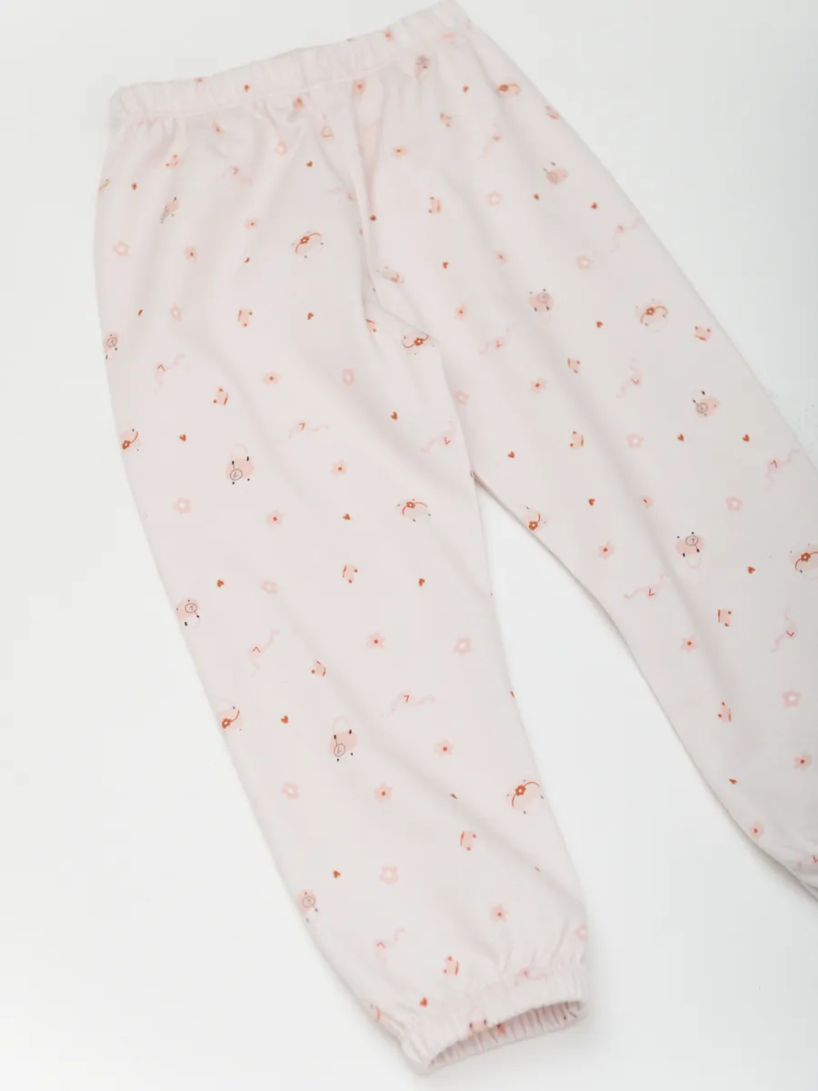 Пижама для девочки утепленная (98/28, Св.розовый)