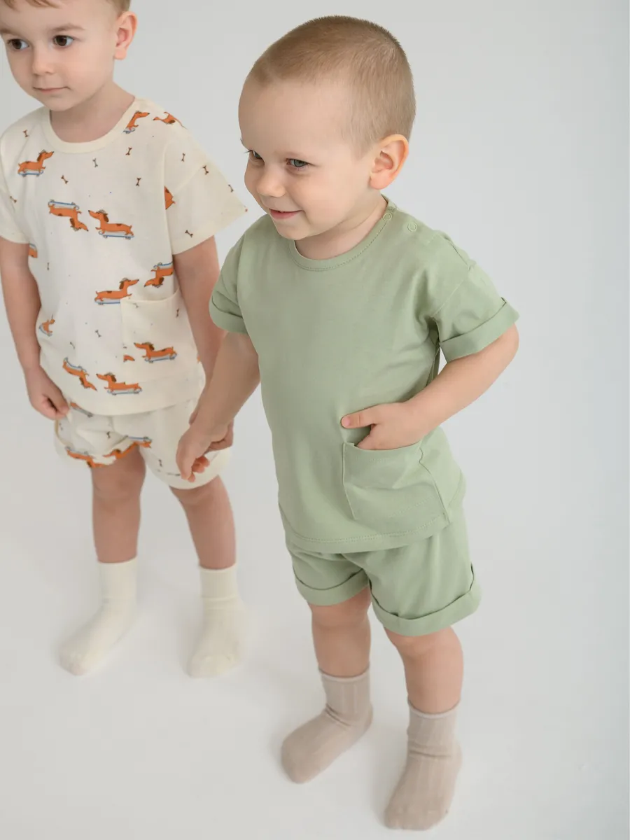 Костюм для мальчика  (92/28, зелёный)