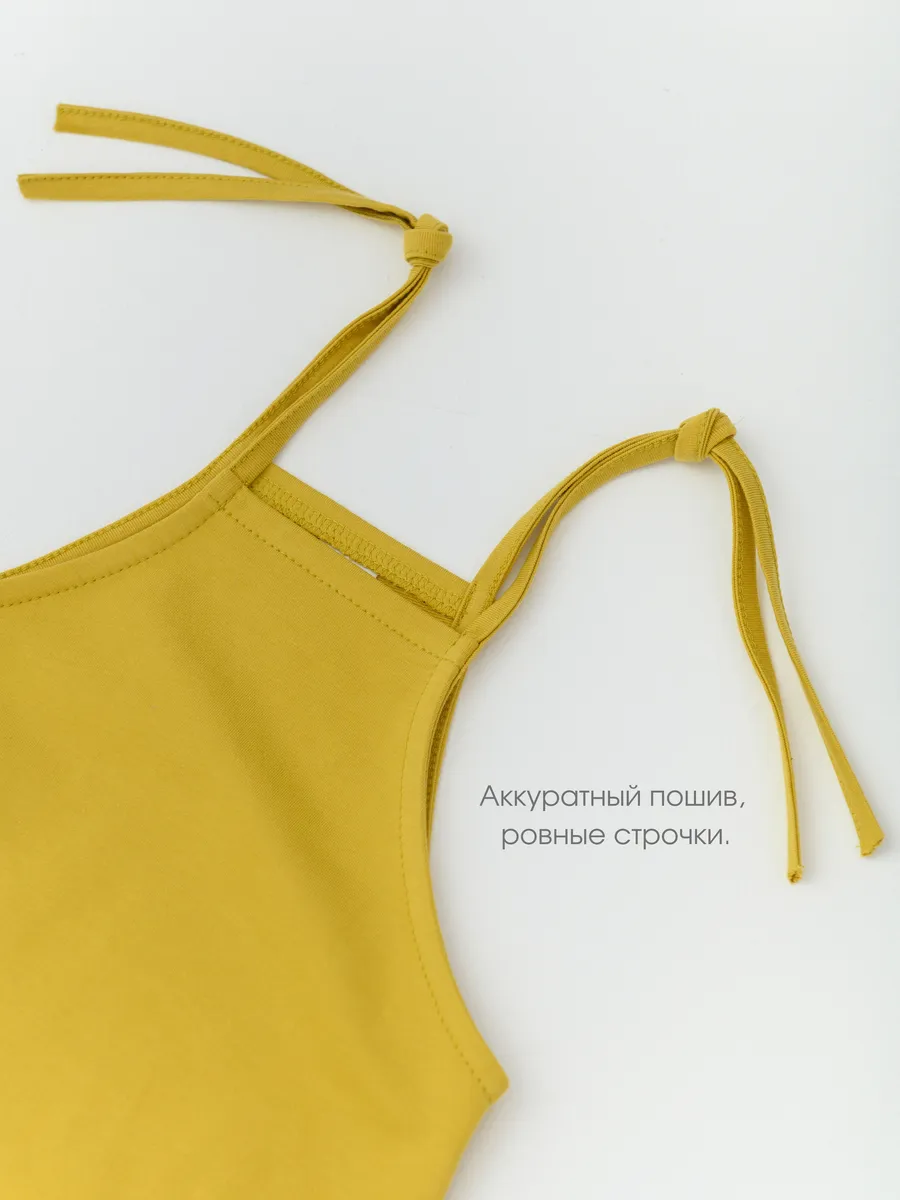 Сарафан для девочки желтый (116/32, Желтый)