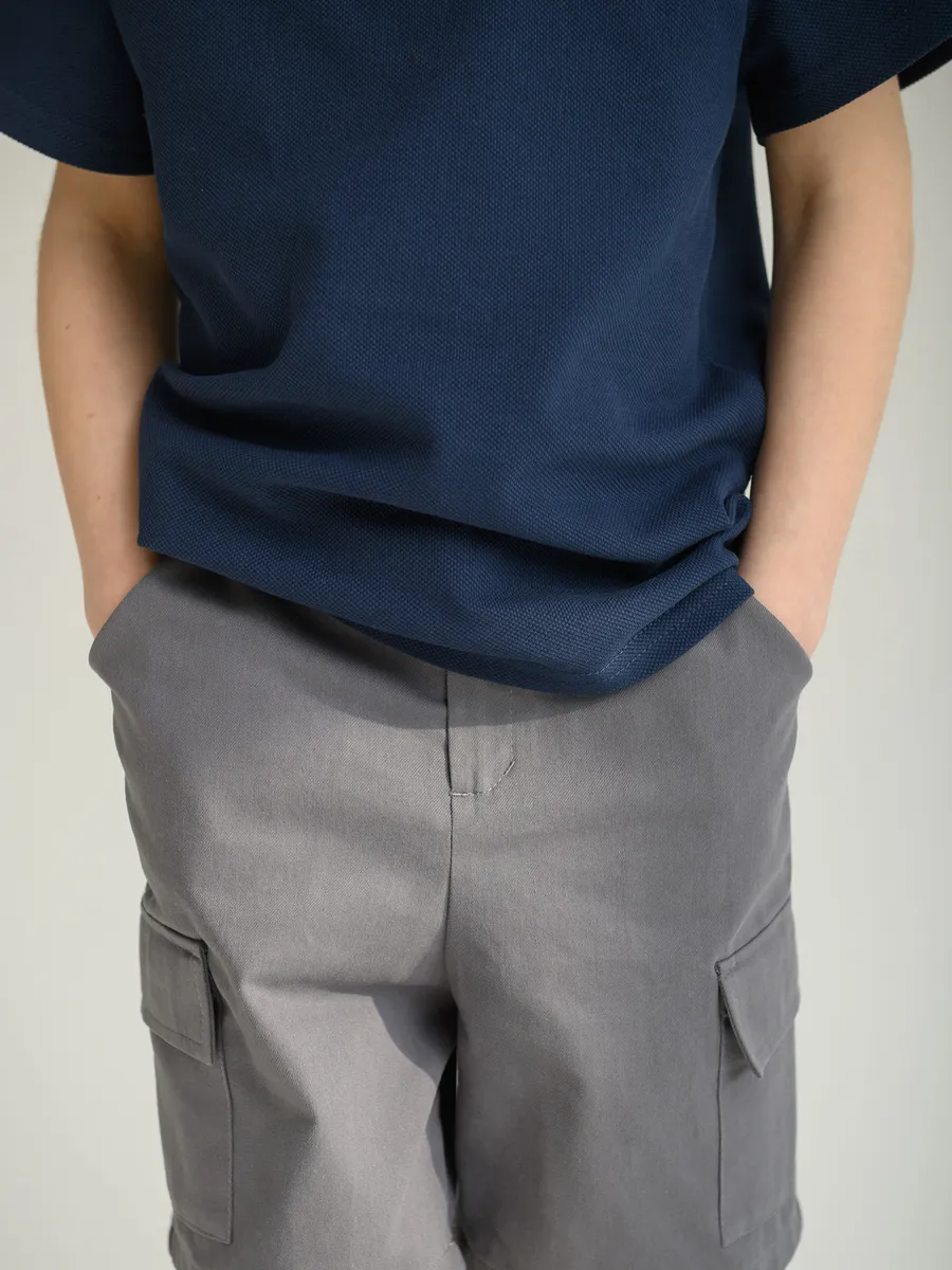 Шорты для мальчика  (104/30, серый)