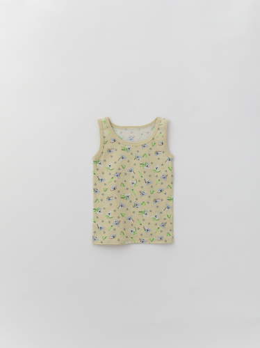 Майка для девочки из хлопковой кулирки