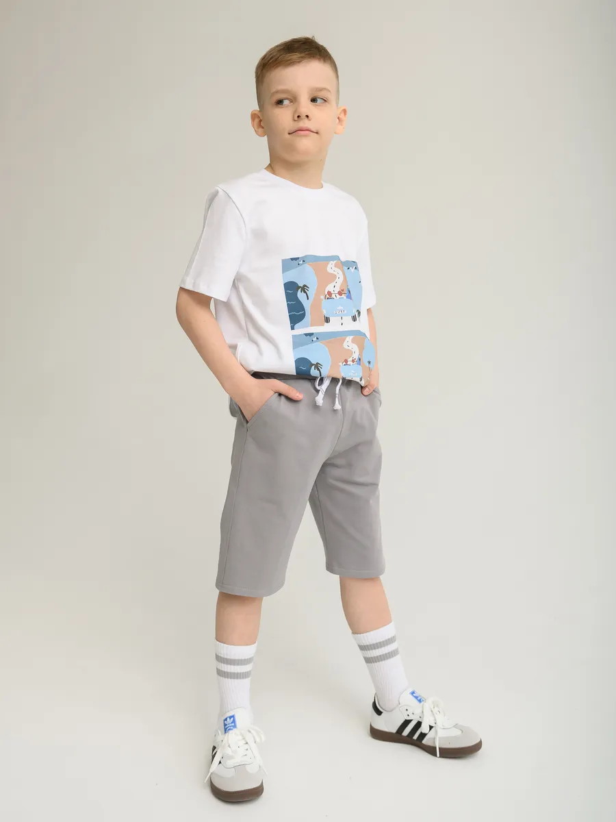 Шорты для мальчика  (122/32, Серый)