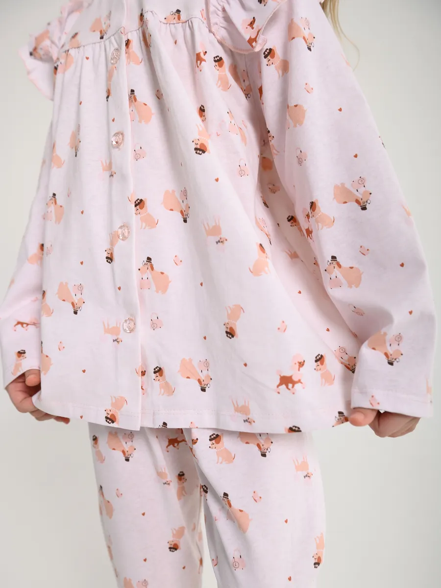 Пижама для девочки (104/30, св.розовый)