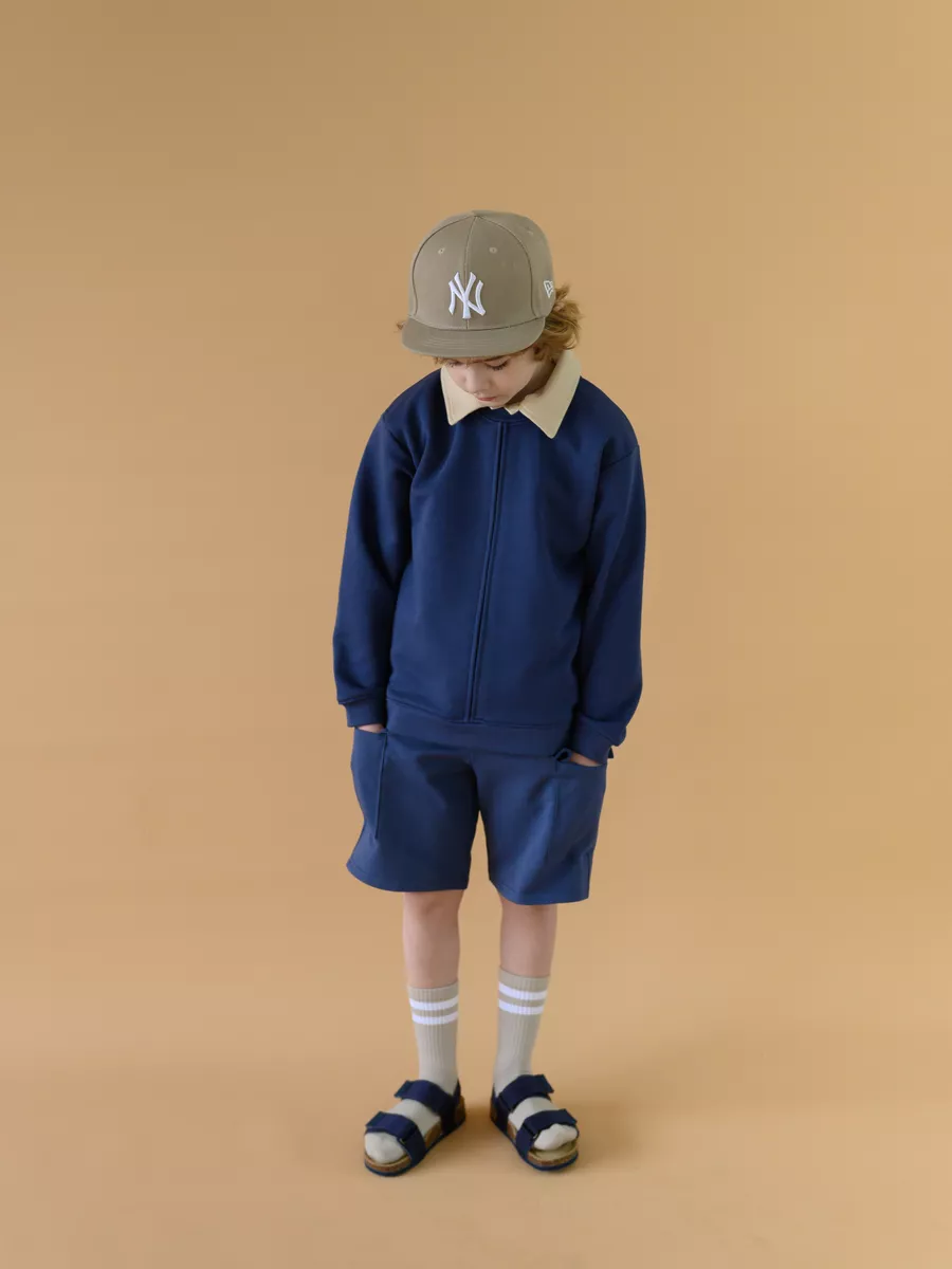 Шорты для мальчика  с карманами (110/30, синий)