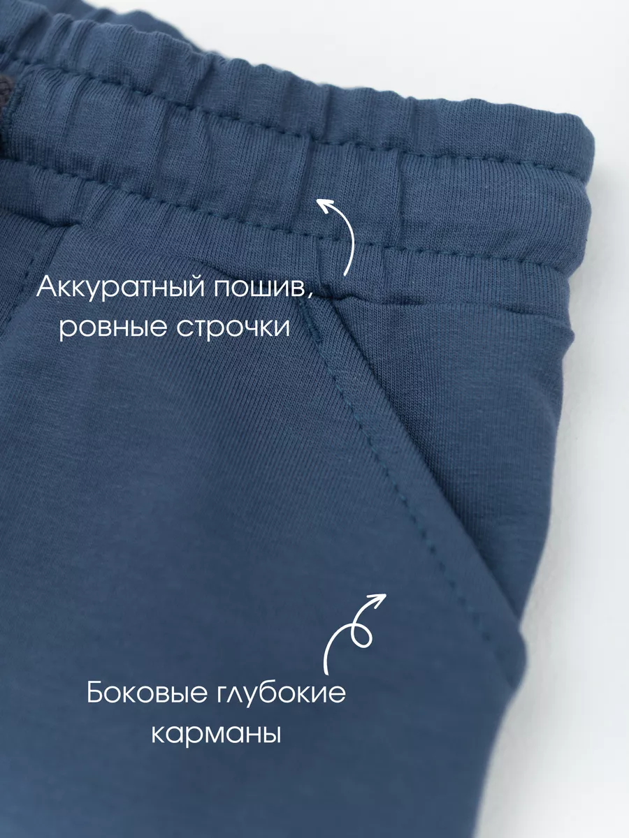 Шорты для мальчика  с карманами (98/28, синий)