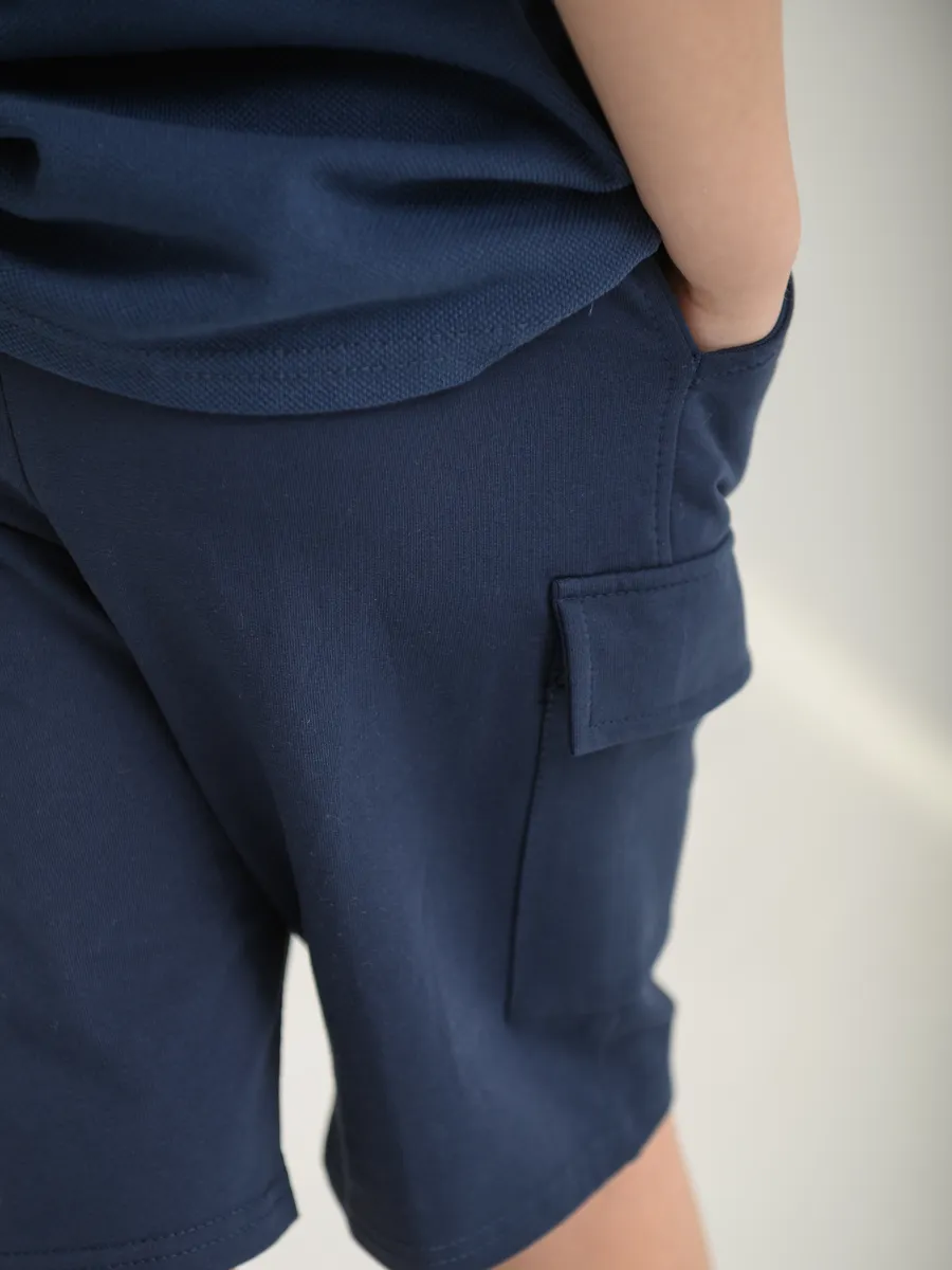 Шорты для мальчика  (104/30, тём.синий)