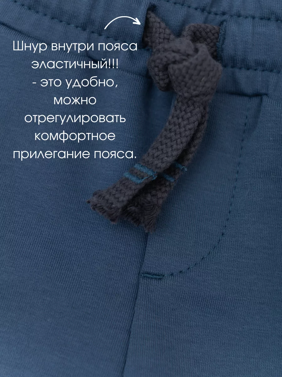 Шорты для мальчика  с карманами (110/30, синий)