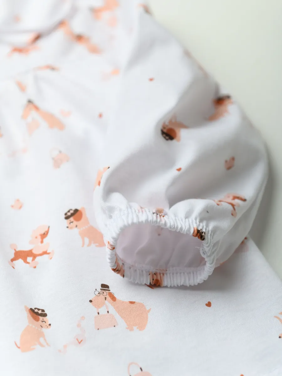 Пижама из тонкого хлопка (122/32, белый)