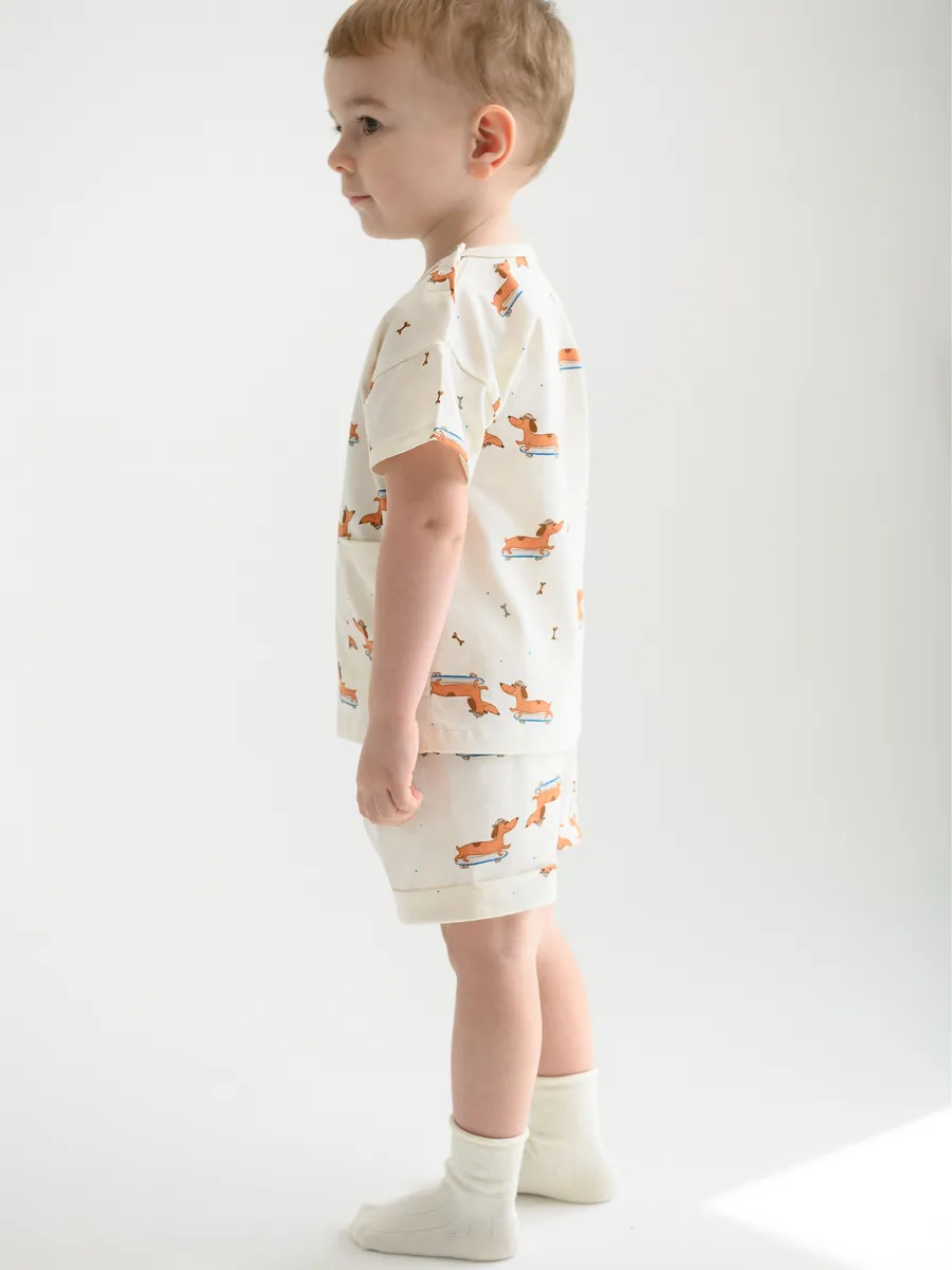 Костюм для мальчика (86/26, бежевый)