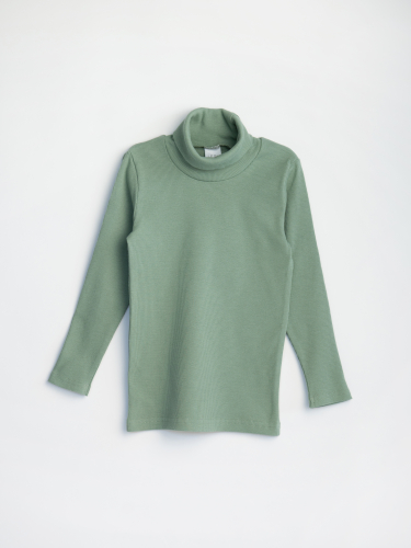 Джемпер из трикотажной рибаны