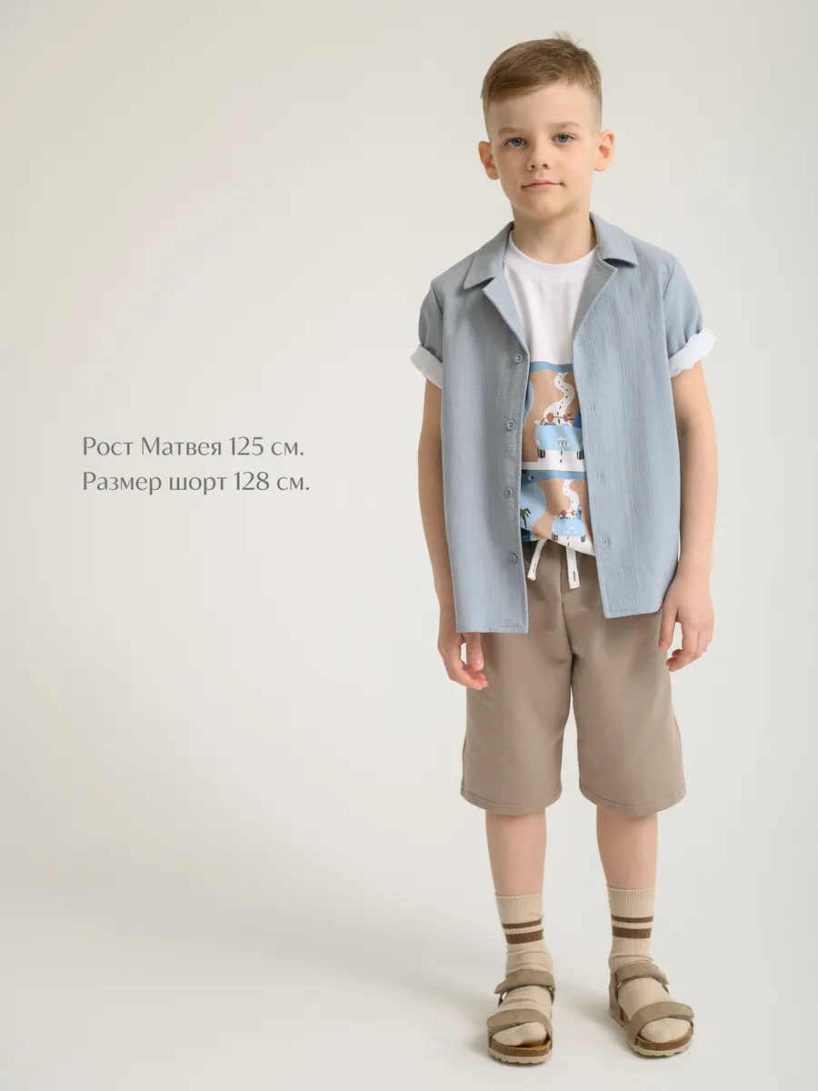Шорты для мальчика (104/30, бежевый)
