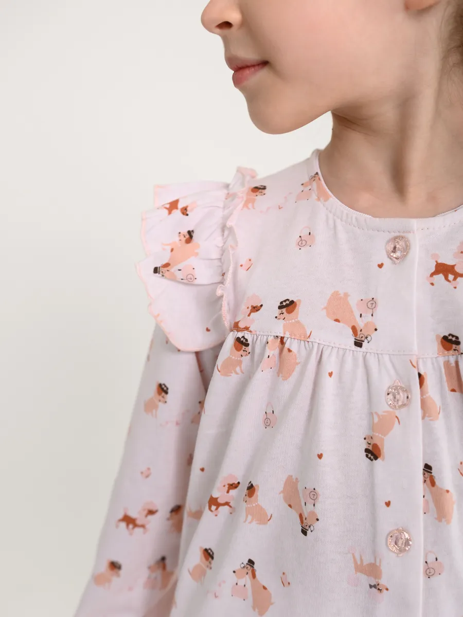 Пижама для девочки (104/30, св.розовый)