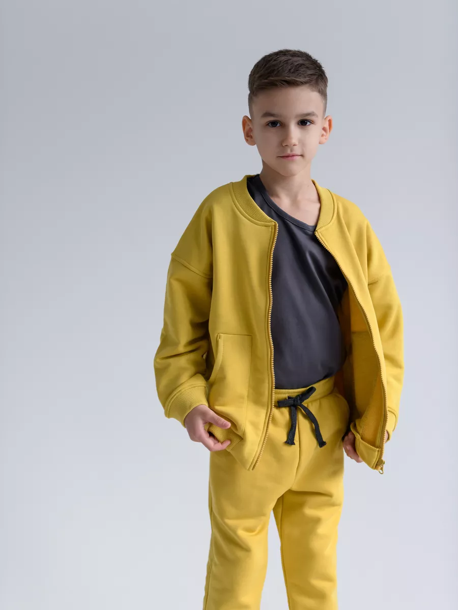 Костюм детский трикотажный (122/32, Желтый)