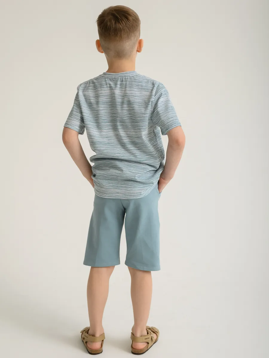 Шорты для мальчика (128/34, Голубой)