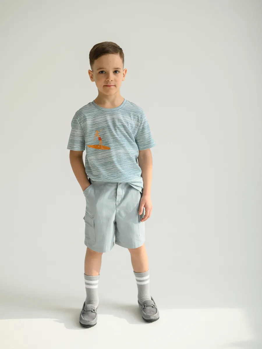 Шорты для мальчика  (104/30, голубой)