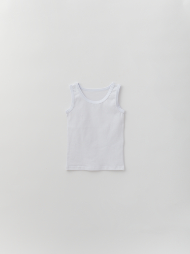 Майка для мальчика белая