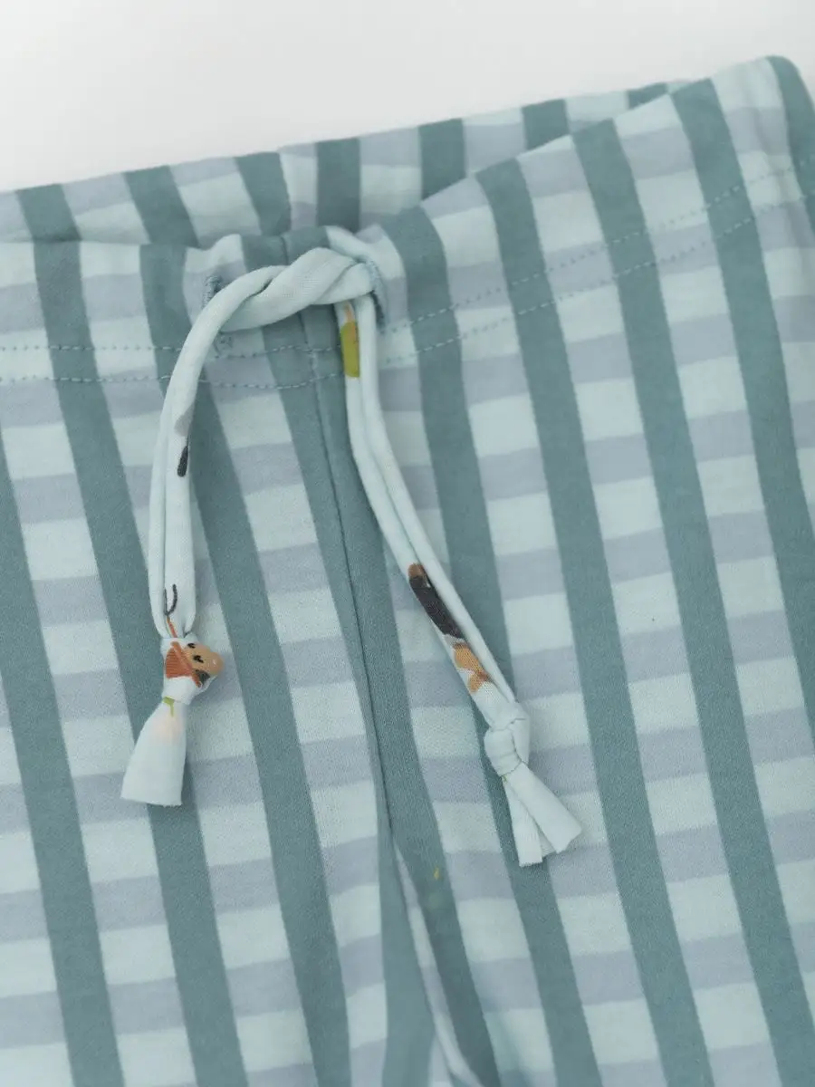 Комплект 2 предмета (86/26, Бирюз/Клетка)