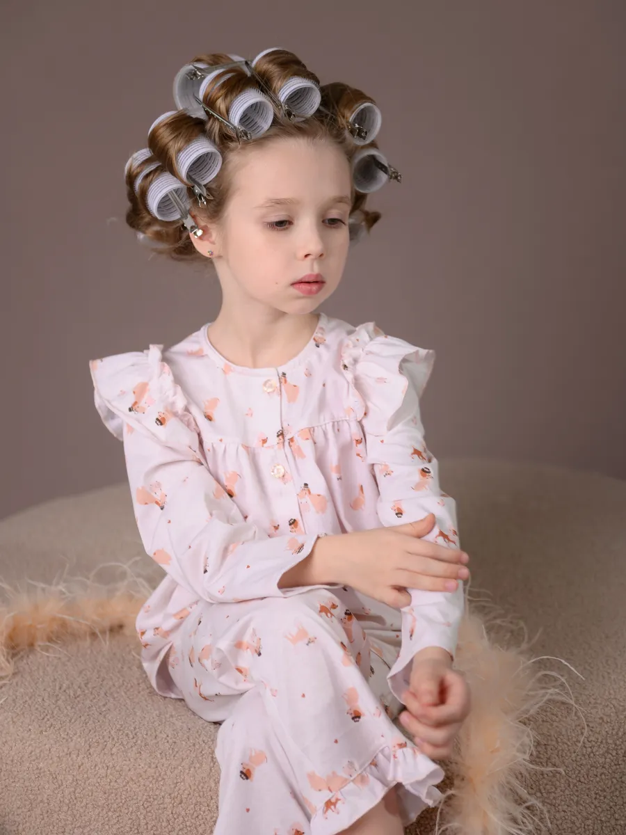 Пижама для девочки (104/30, св.розовый)