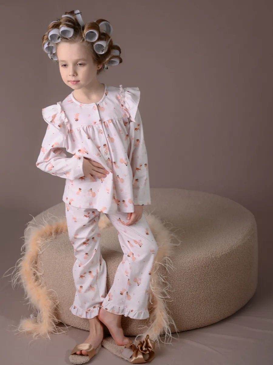 Пижама для девочки (104/30, св.розовый)