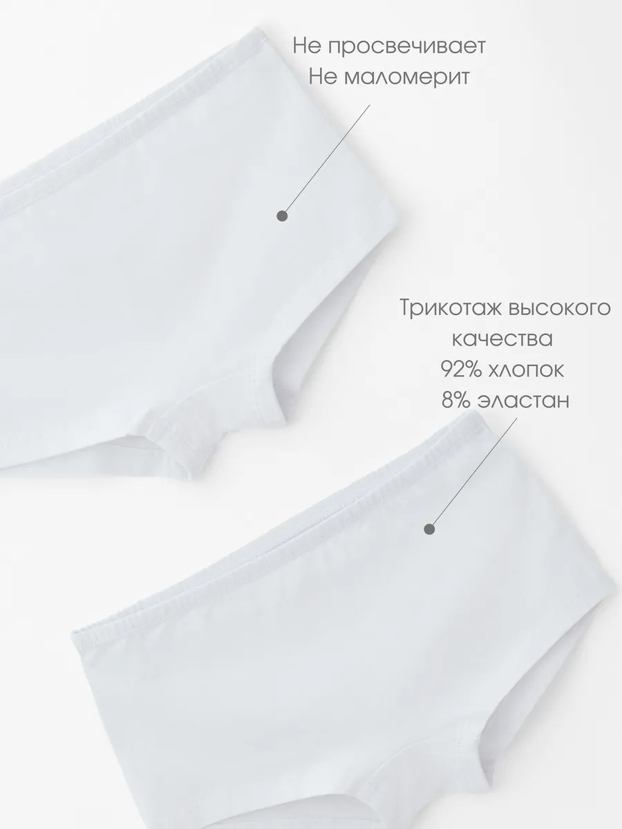 Трусы для девочки (140-146/36, Белый)