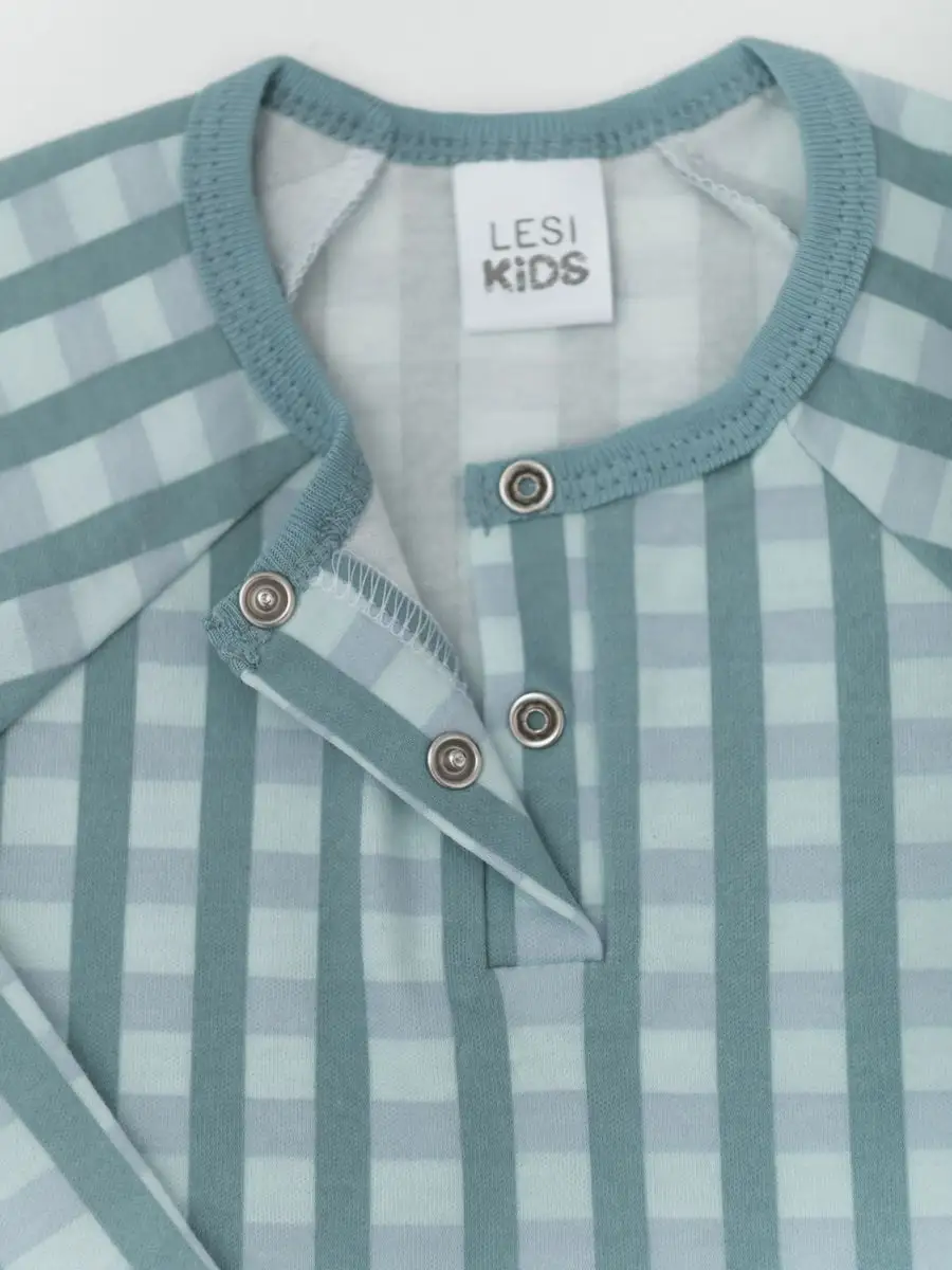 Комплект 2 предмета (86/26, Бирюз/Клетка)