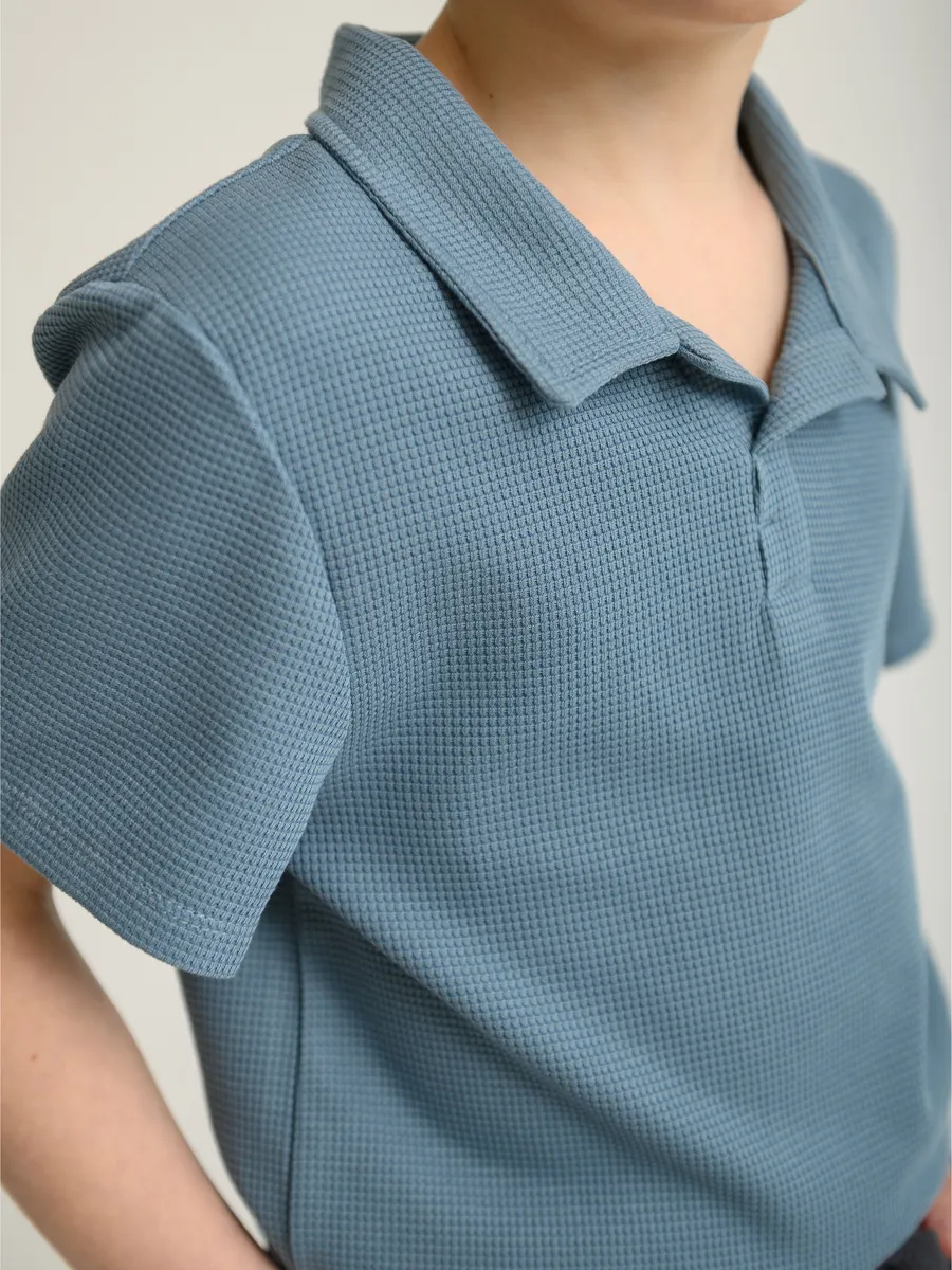 Футболка для мальчика   (110/30, синий)