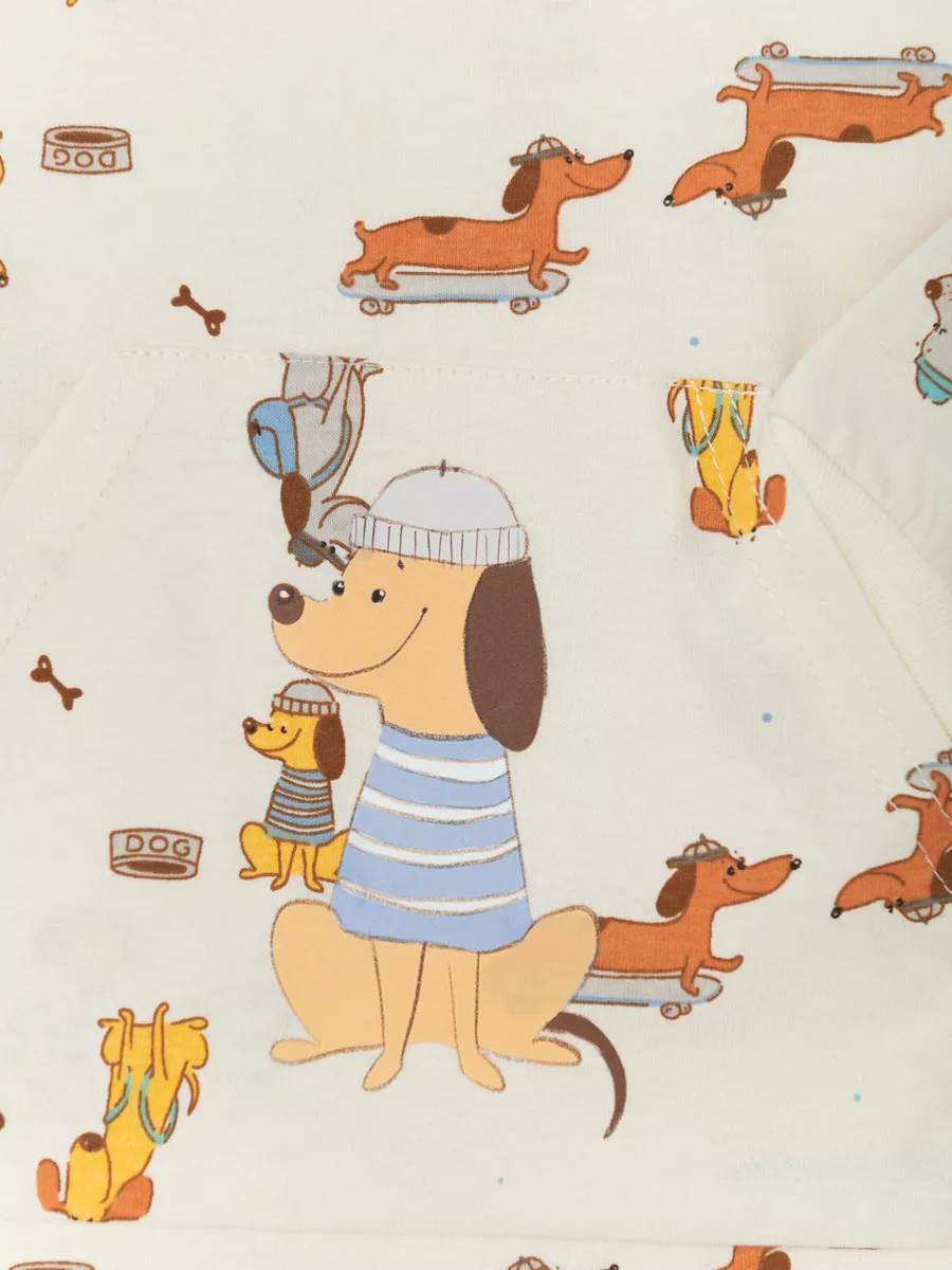 Пижама для мальчика  (128/34, бежевый)