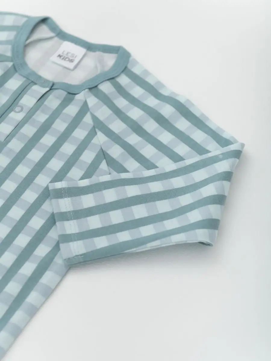 Комплект 2 предмета (86/26, Бирюз/Клетка)