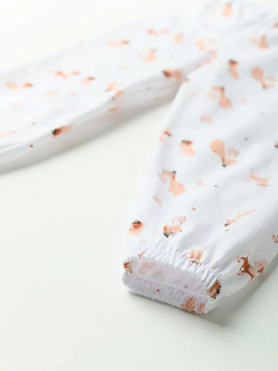 Пижама из тонкого хлопка (122/32, белый)