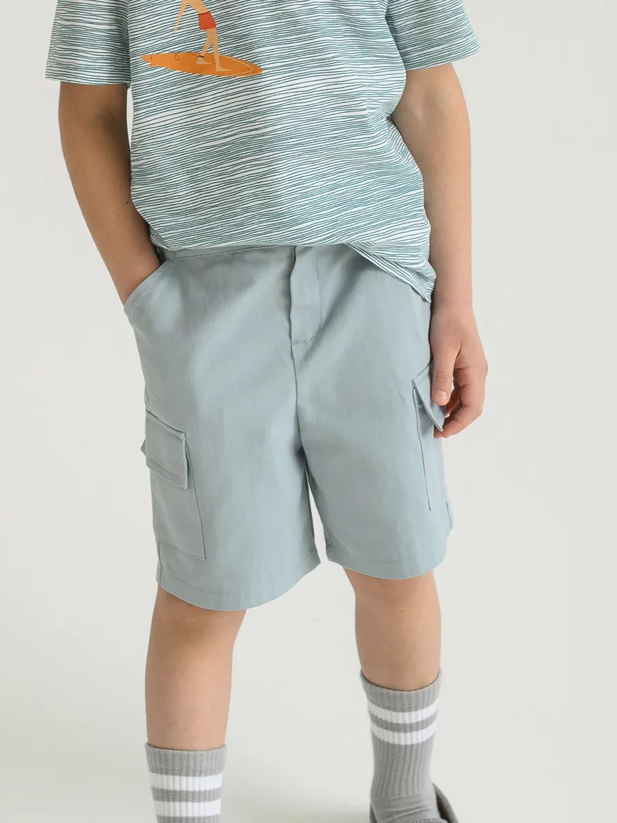 Шорты для мальчика  (104/30, голубой)
