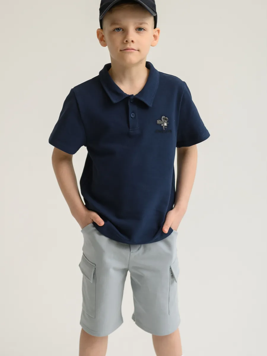 Шорты для мальчика  (104/30, голубой)