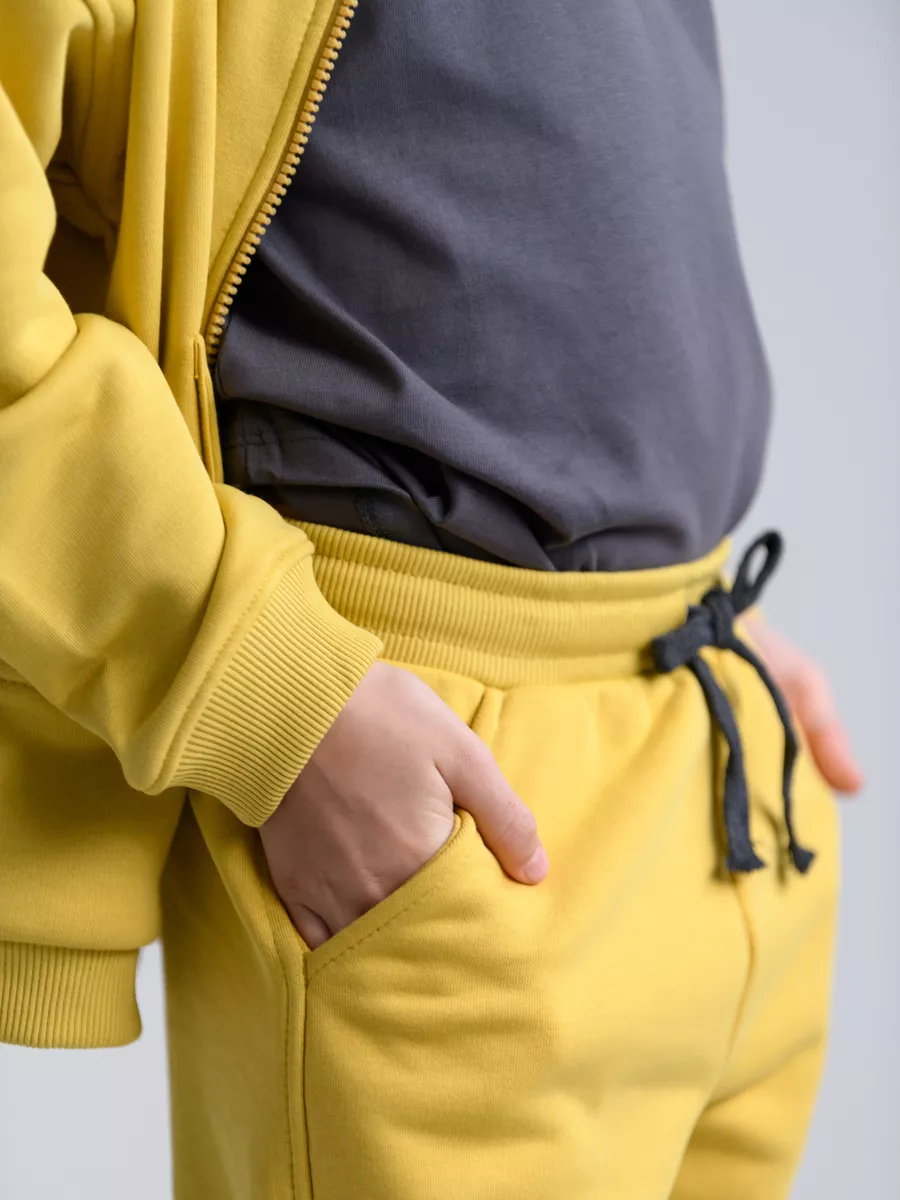 Костюм детский трикотажный (122/32, Желтый)