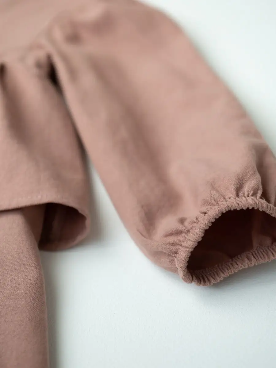 Платье хлопковое сухая роза (104/30, Розовый)