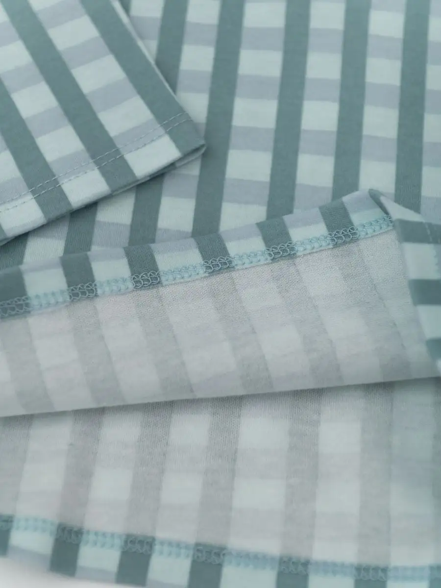 Комплект 2 предмета (86/26, Бирюз/Клетка)