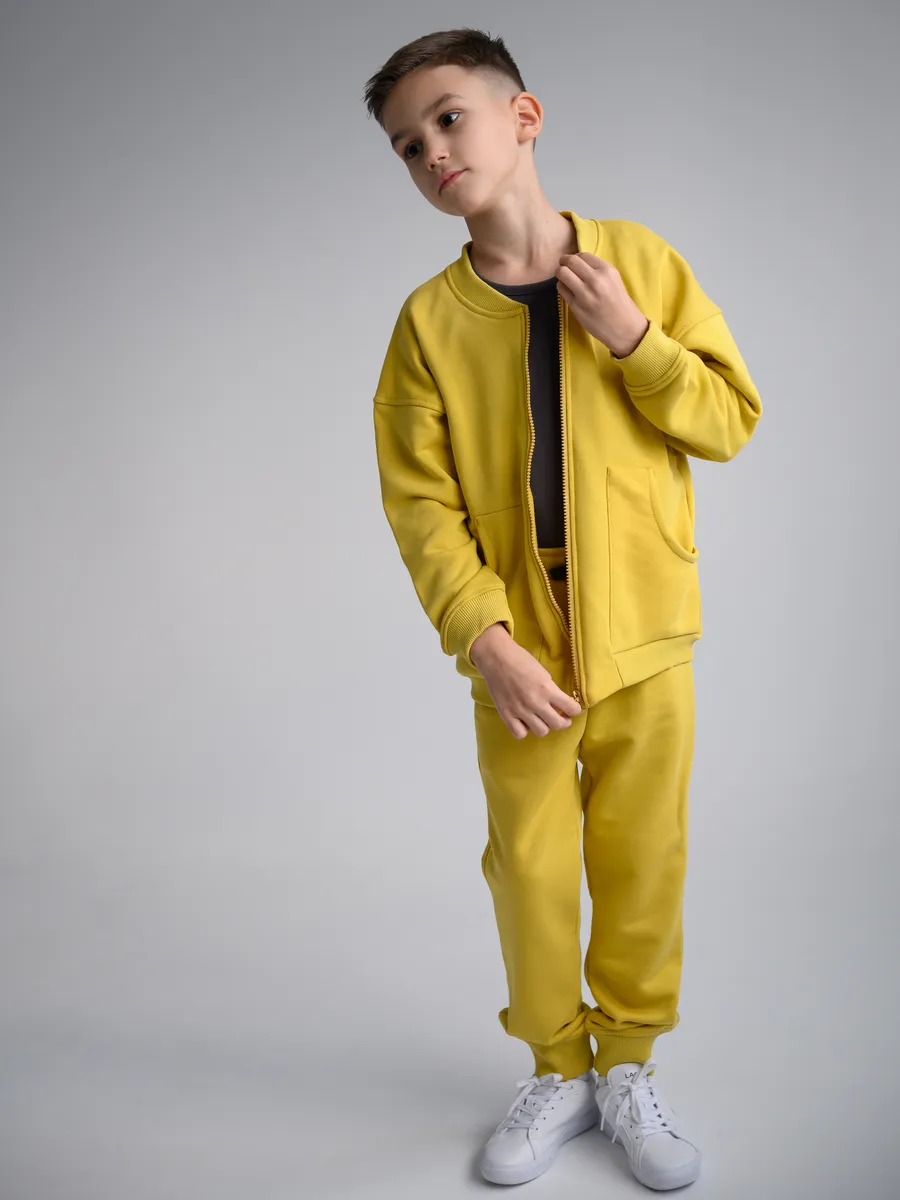 Костюм детский трикотажный (122/32, Желтый)