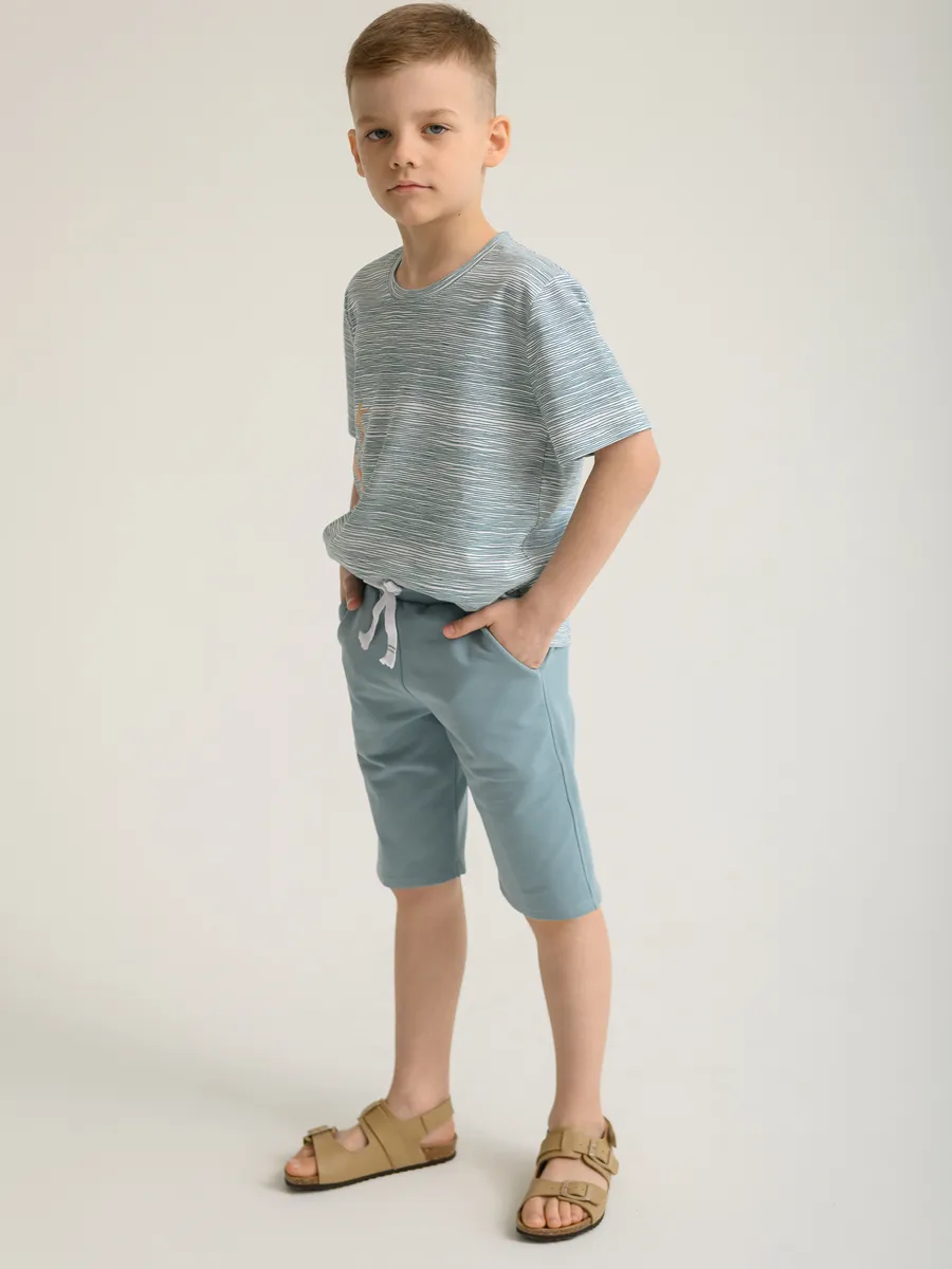 Шорты для мальчика (128/34, Голубой)