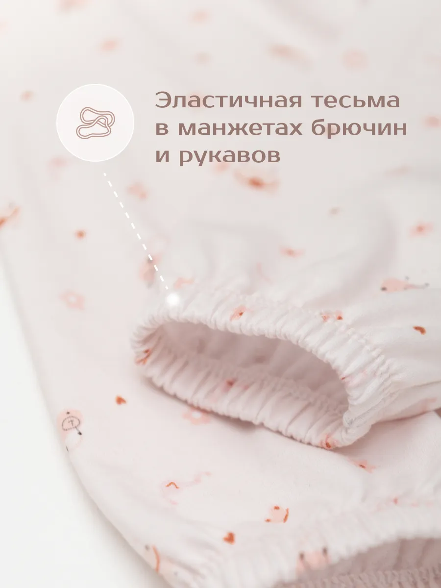 Пижама для девочки утепленная (98/28, Св.розовый)