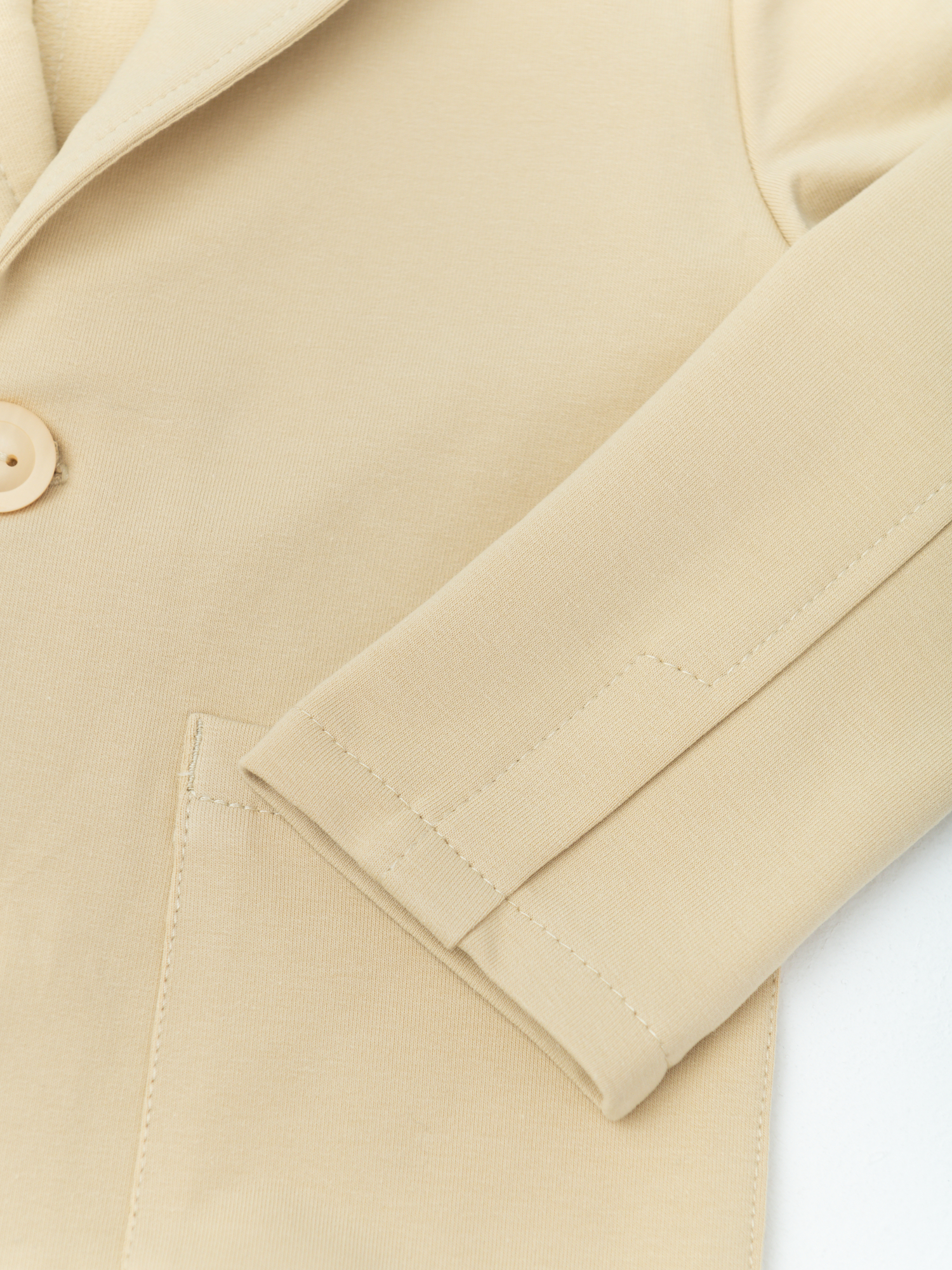 Жакет для мальчика (104/30, бежевый)