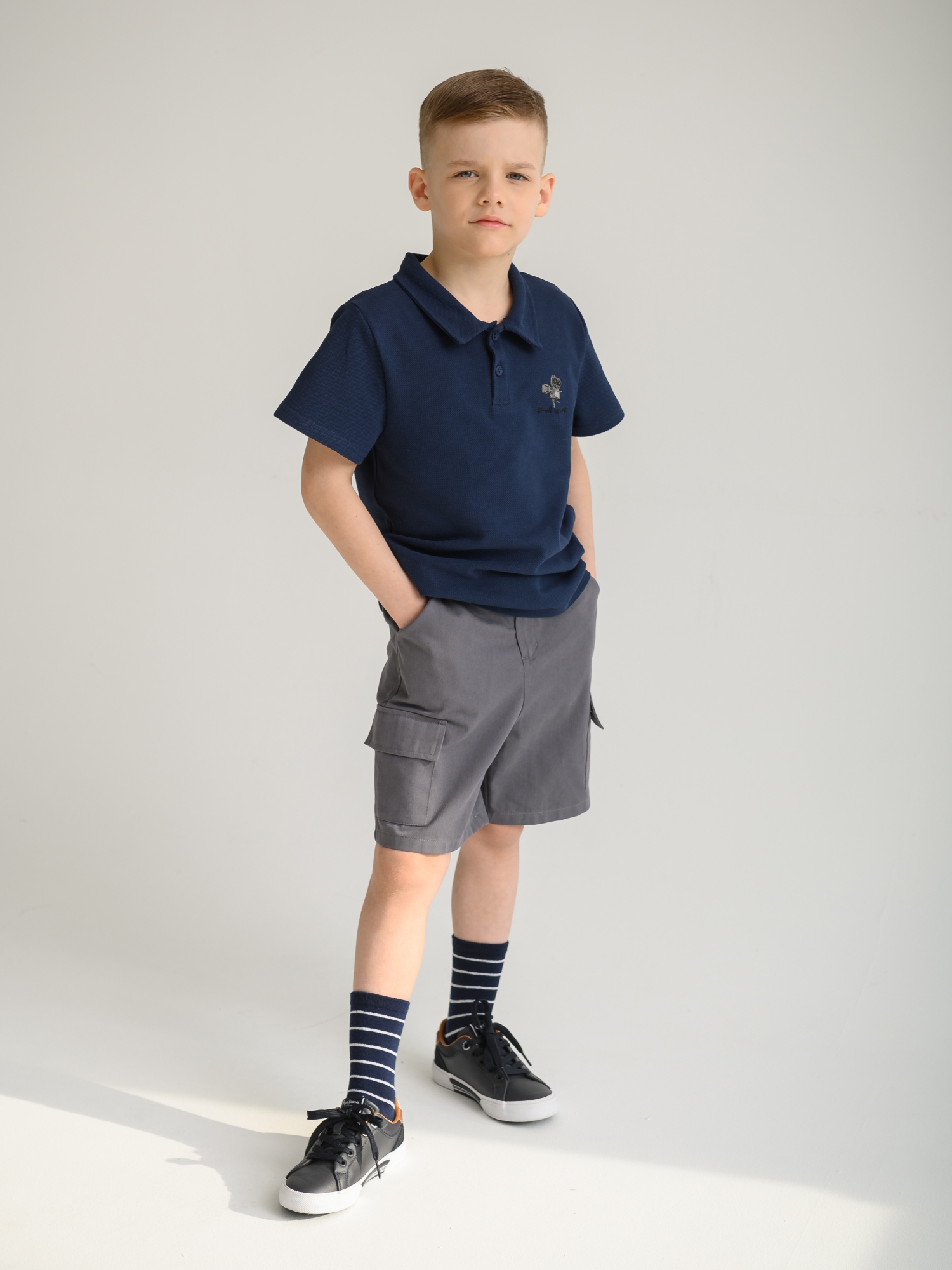 Шорты для мальчика  (104/30, серый)