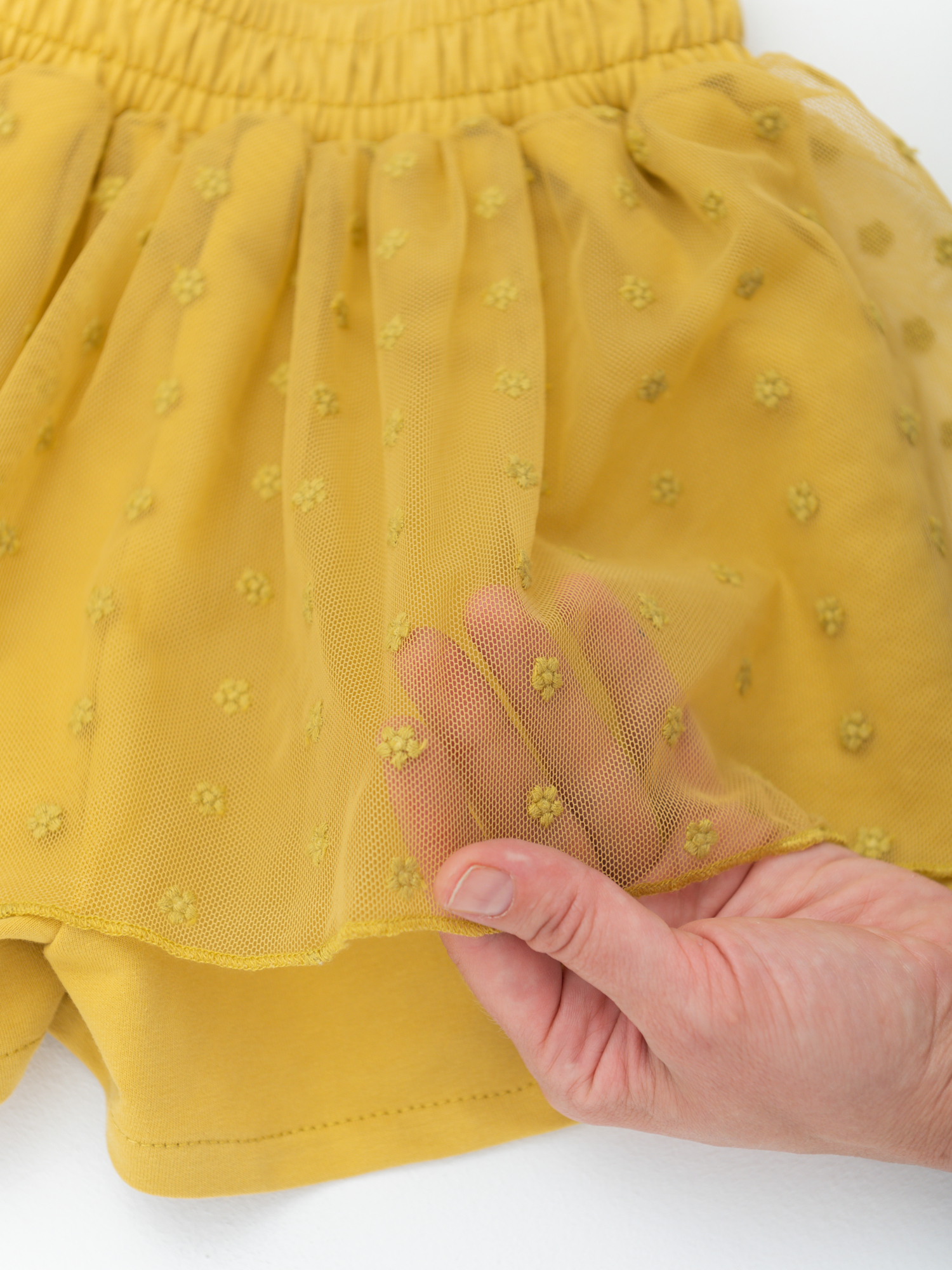 Шорты для девочки (желтый, 110/30)