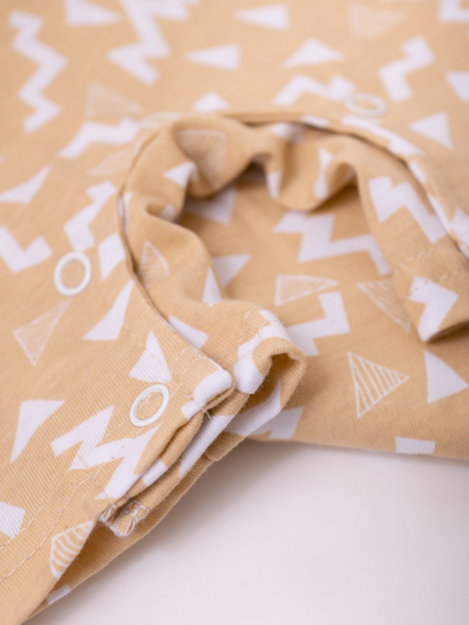 Песочник хлопковый с капюшоном (80/24, Песочный)