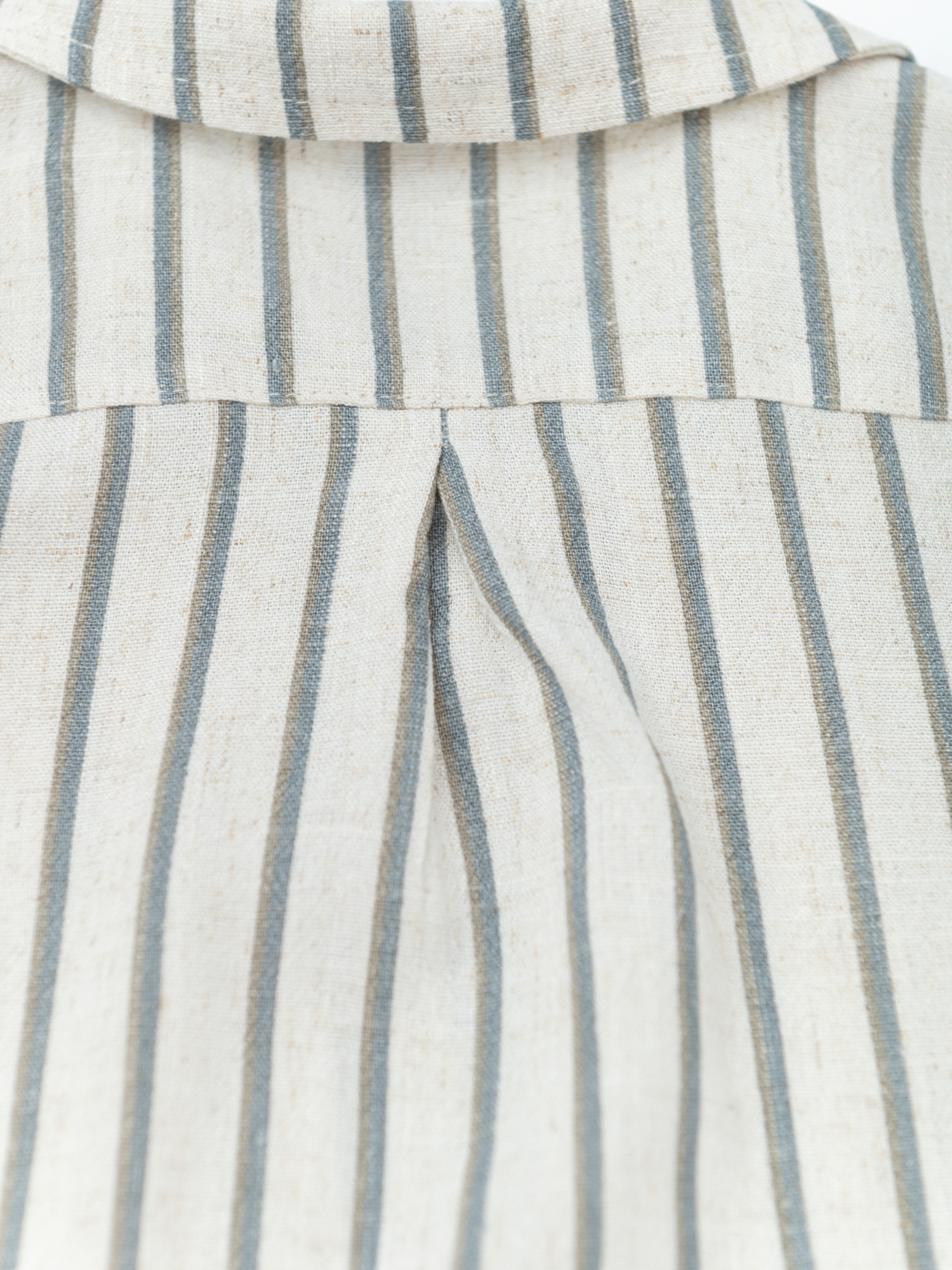 Рубашка для мальчика с коротким рукавом (98/28, синий/беж)